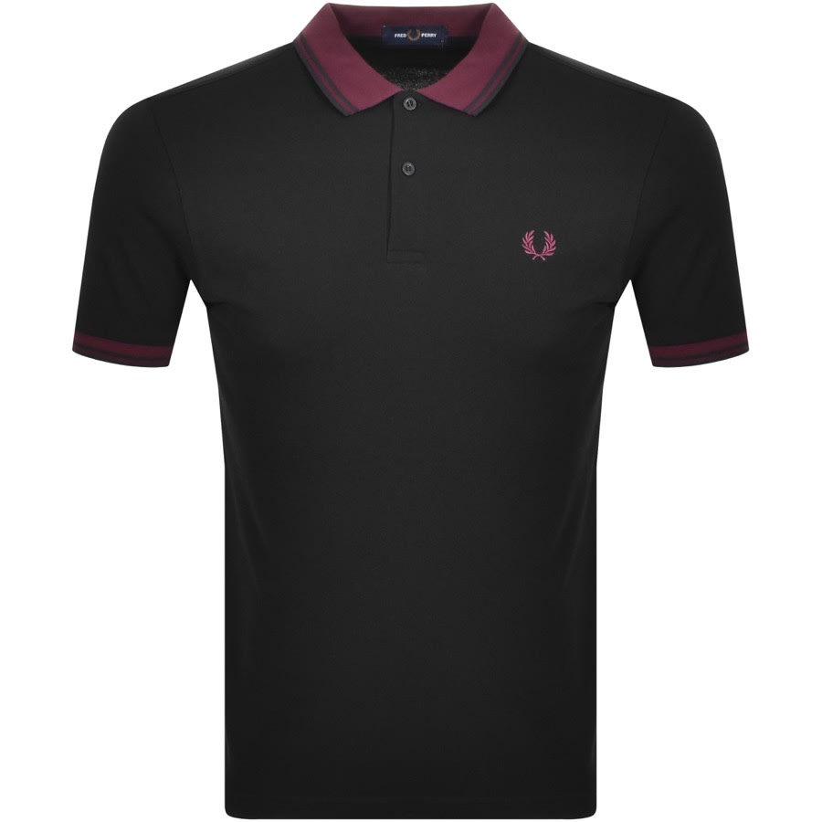 Alternative Image for ProductFred Perry Twin Tipped Polo T Shirt Black1
